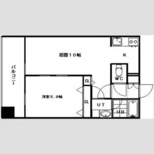 グランカーサ南13条【8階】の間取り