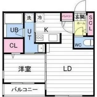 CARRERA栄通【4階】の間取り