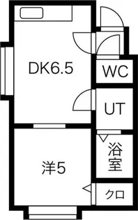 ドゥ・エクラン【202号室】の間取り