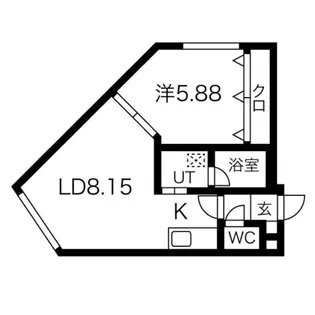 BB美園【2階】の間取り