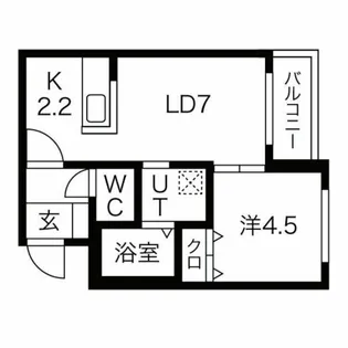 welina南郷16【3階】の間取り