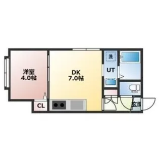 パッソ2.3【201号室】の間取り