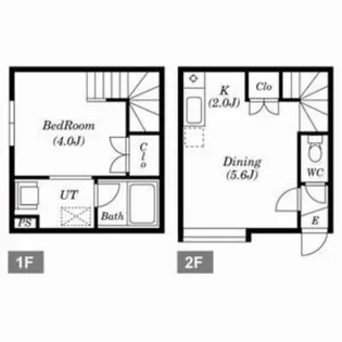 アプロード平岸324【102号室】の間取り