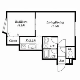 ブランノワールマティーノ平岸【402号室】の間取り