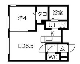 EXCEL平岸 A棟【3階】の間取り
