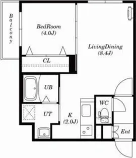 IL FIORE NS(イルフィオーレ)【301号室号室】の間取り