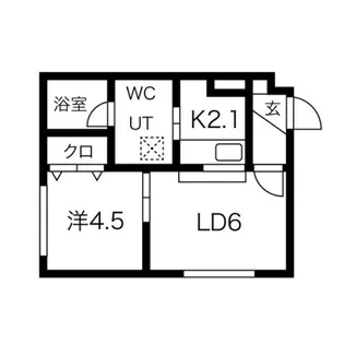 ブランノワールリヴィエール【1階】の間取り