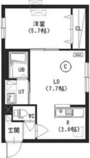EXCELLENT HOUSE月寒【1階】の間取り