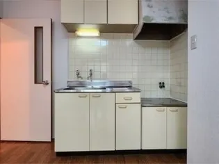 ビッグバーンズマンション南郷【202号室】のキッチン