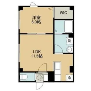インヴァーノ【405号室】の間取り