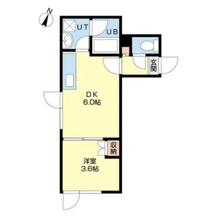 アークコート水車町【3階】の間取り