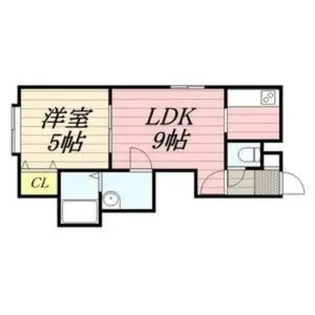 モンキー B棟【106号室】の間取り