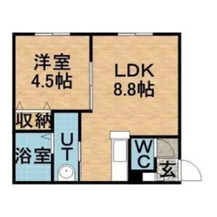 BACHICOI2(バチコイ)【2階】の間取り