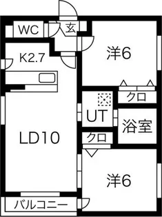 ESPERANZA【2階】の間取り