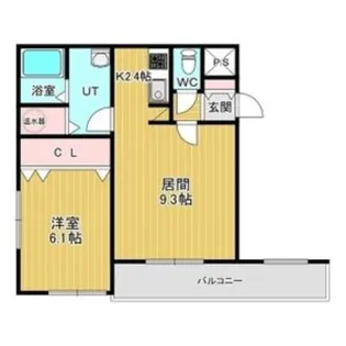 ルティーシアン17【3階】の間取り