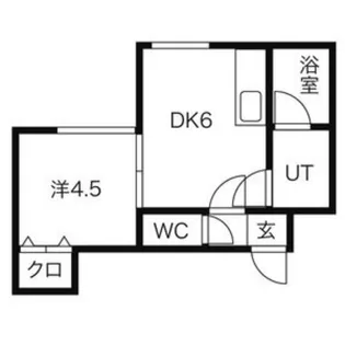 ヴィアルCity豊平【4階】の間取り