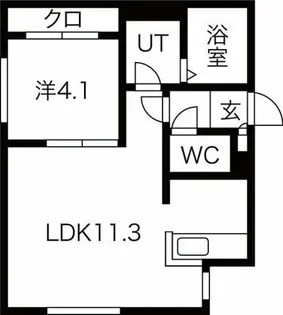 スペチアーレ山鼻【1階】の間取り