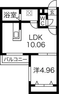 グランラヴィーヌ美園【2階】の間取り