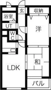 αNEXT平和通【4階】の間取り