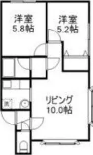 オーシャンビレッジ菊水(2号)【305号室】の間取り