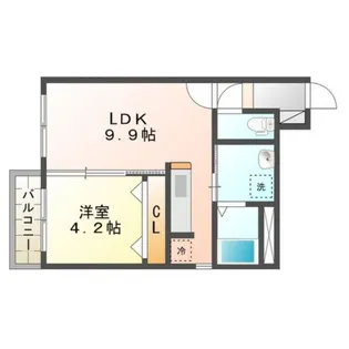 セントラルステート豊平 【3階】の間取り