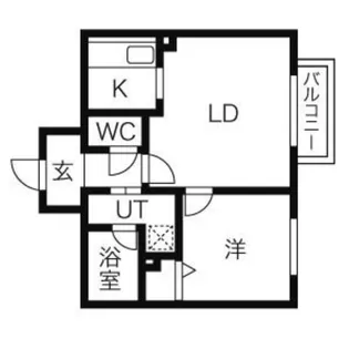 リュクス菊水【2階】の間取り