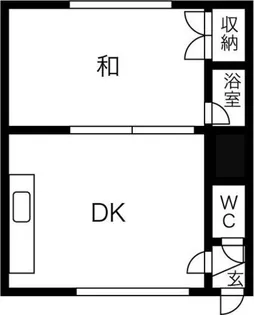 ノースシティⅡ【108号室】の間取り
