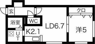 LF21【3階】の間取り