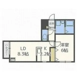 メープル豊平公園【2階】の間取り