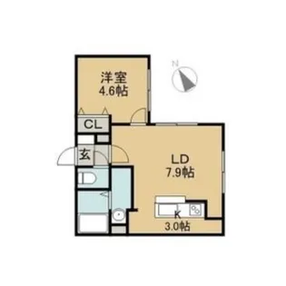 GCrea (ジークレア)【2階】の間取り