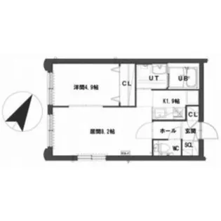 グランメール南郷通【4階】の間取り