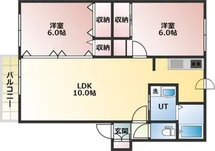 ANエンブレム菊水【2階】の間取り