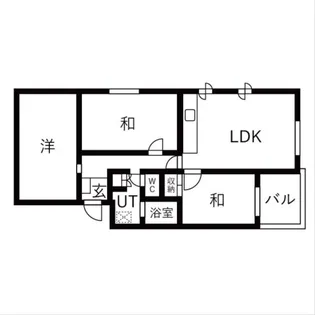 コ—ポオリオン【4階】の間取り