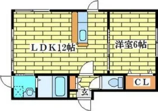 ドリームハウス【201号室】の間取り