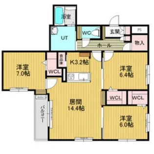 Arukas白石【301号室】の間取り