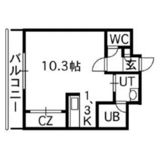エスカーダ南8条【506号室】の間取り