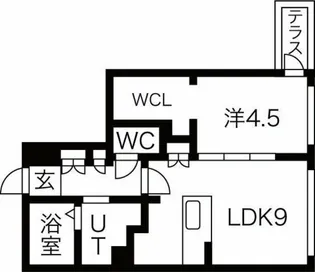 カーサAT美園38【1階】の間取り