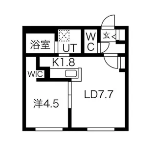 ASTER NANGOⅦ(アステールナンゴウナナ)【3階】の間取り