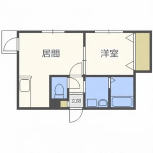 グランディール学園前【4階】の間取り