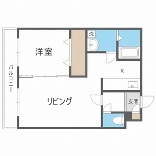 グレース美園【2階】の間取り