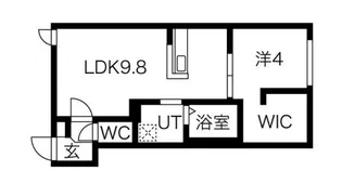 シティプレミア南郷13丁目【4階】の間取り