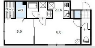 ルーヴェ本郷通9【5階】の間取り