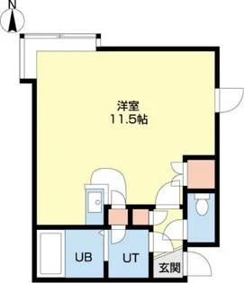 プロヴァンス平岸【1階】の間取り