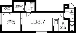 エムズコテージ【103号室】の間取り