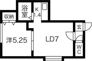 プチハウスCOCO【2階】の間取り