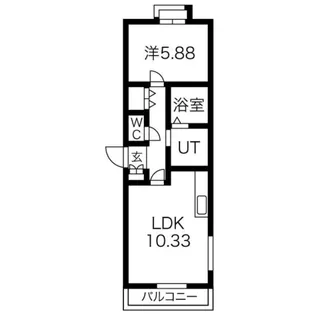 イーストムーン4・16【4階】の間取り