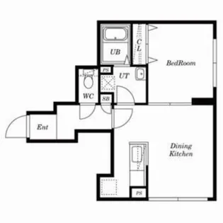 ロイヤルハイアット【3階】の間取り