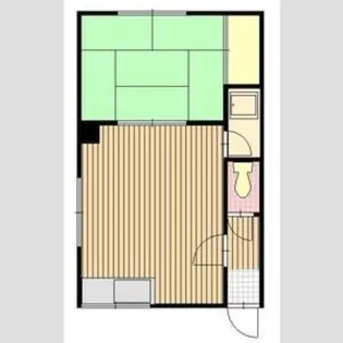 ジェーハイツ白石中央2【201号室】の間取り