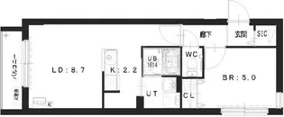 GRACE本通【1階】の間取り