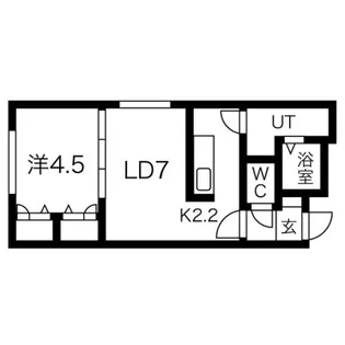 アイルN10【103号室】の間取り